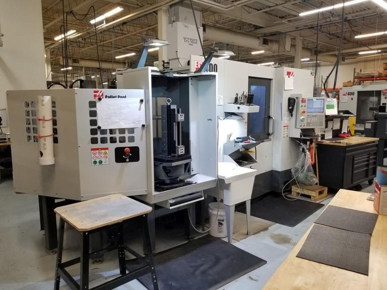 Haas Ec Pallet Pool Axis Cnc Horizontal Machining Center With