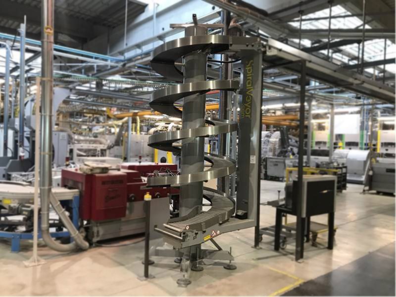 Ambaflex Spiralveyor SV drying tower / spiral conveyor pressXchange