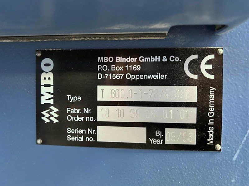 MBO T800 4/4/2 + Z2 folding machine | pressXchange