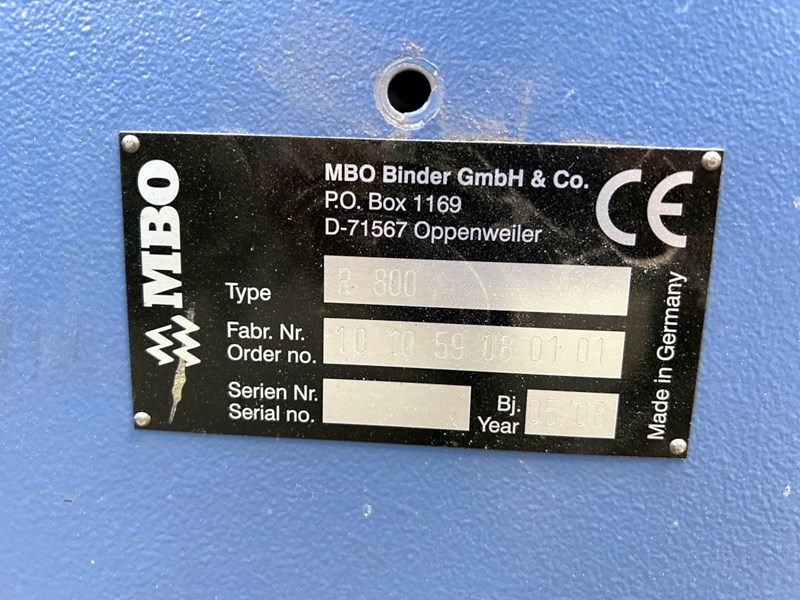 MBO T800 4/4/2 + Z2 folding machine | pressXchange