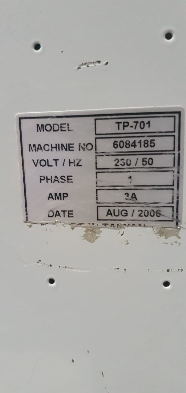 Transpack Machine User Manual Transpack TP 701 strapping machine | pressXchange