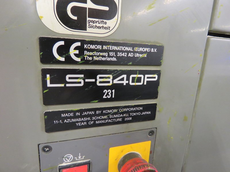 Komone様 PK Komori Lithrone LS 840 P | pressXchange