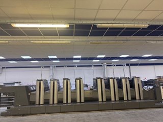 RMGT 340CR-2 2-Color Printing Press RYOBI 2016 Like New, FOB Los