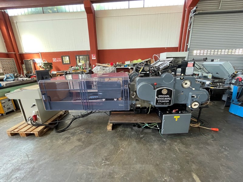 Heidelberg Cylinder SBG with TECSO hotfoil pressXchange