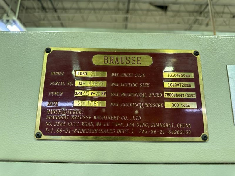 Brausse 1050 | pressXchange