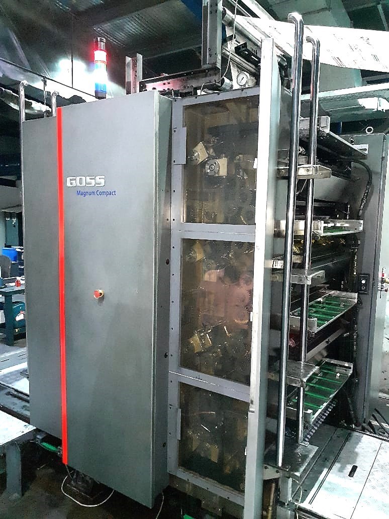 Goss Magnum Compact 3 tower press with Autoplate pressXchange