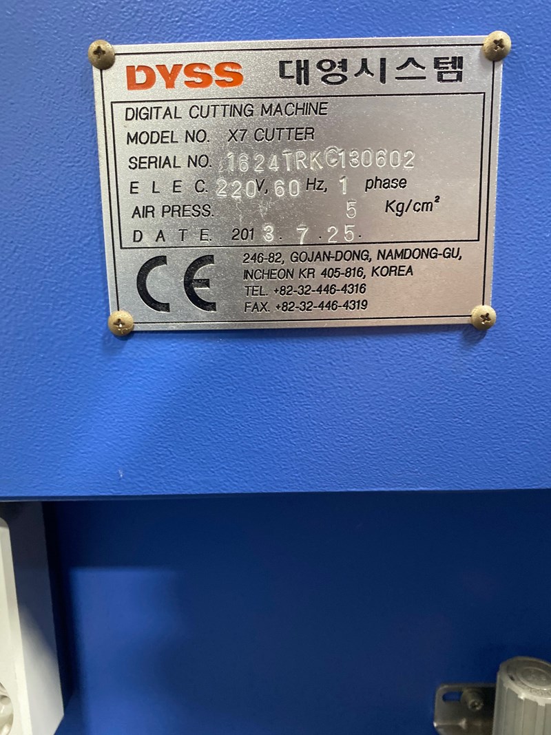 DYSS X7 High Performance Digital Table Cutter 63 X 96