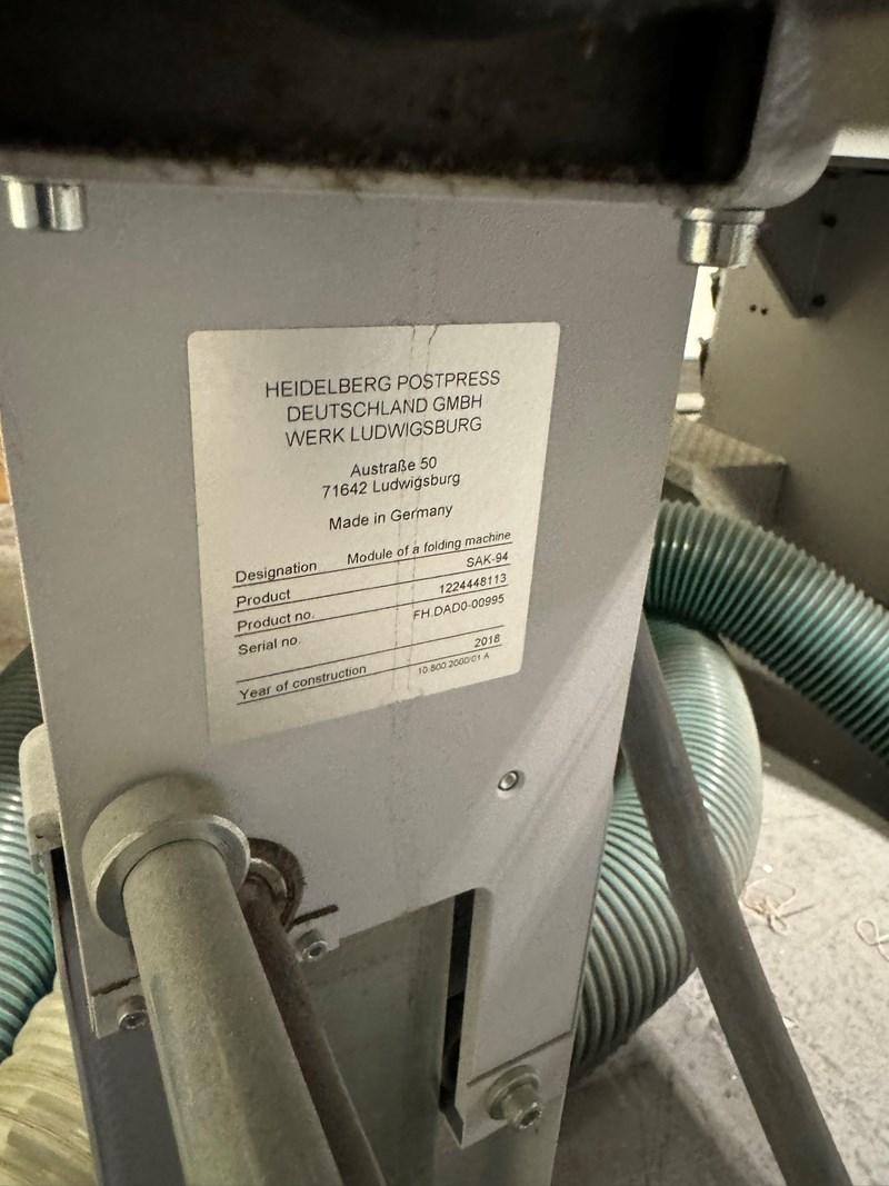 Heidelberg TH82 automated folder | pressXchange