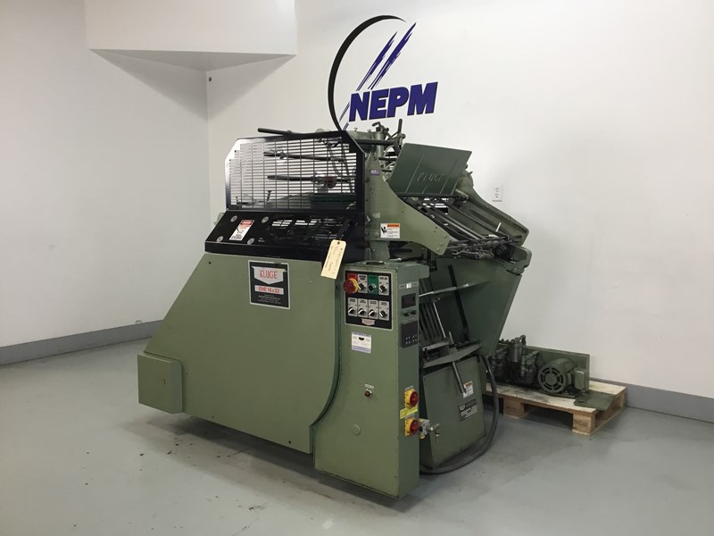 Kluge 52EHE 14 x 22 auto fed foil stamper pressXchange