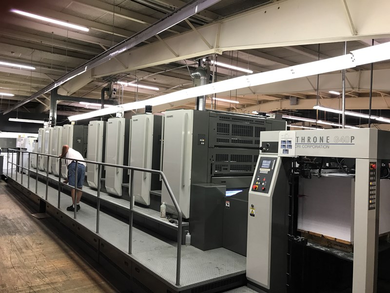 komori lithrone lcd printing press | eBay