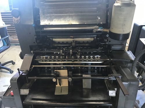 Heidelberg GTO 46 -1 with numbering and Perforating unit