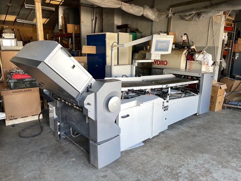 Show details for  Heidelberg Stahl TH 82/4 RFH with Round pile feeder and gate folding unit
