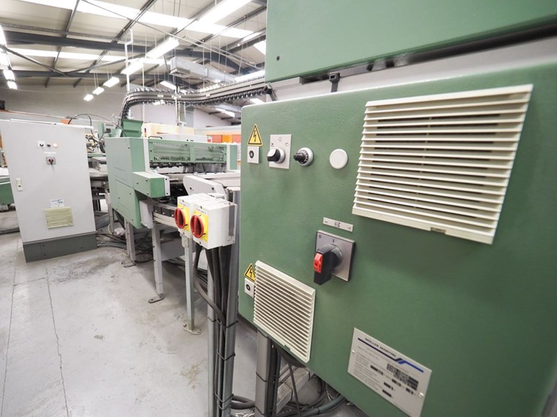 Muller Martini Mailroom incorporating a ALPHALINER inserting system