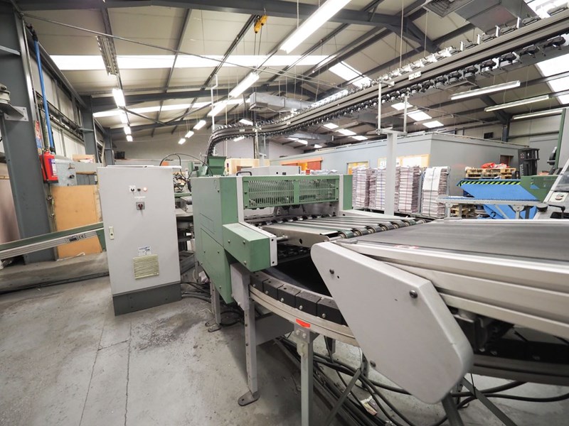 Muller Martini Mailroom incorporating a ALPHALINER inserting system