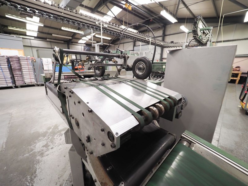 Muller Martini Mailroom incorporating a ALPHALINER inserting system