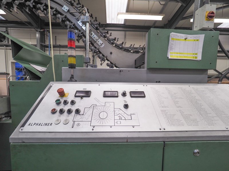 Muller Martini Mailroom incorporating a ALPHALINER inserting system