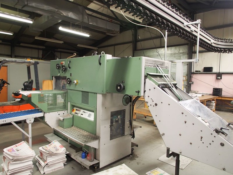 Muller Martini Mailroom incorporating a ALPHALINER inserting system