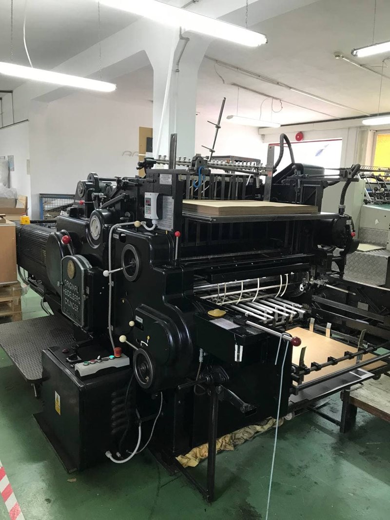 Heidelberg Cylinder SBB With Hot Foil Stamping | PressXchange