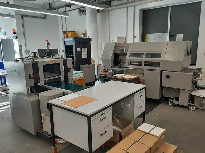 Perfect Binder Line Horizon BQ 460 completed with SL-40, HT-70 ...