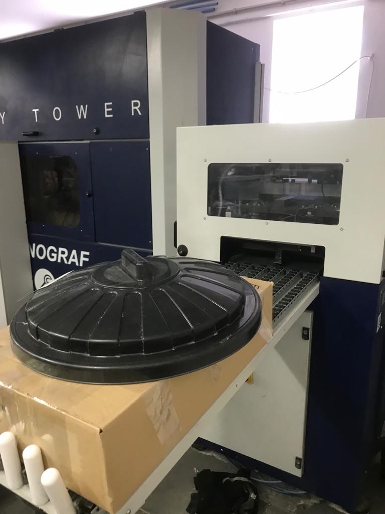 Casing-in machine Tecnograf: Easy Tower + Easy Press + Easy Band ...