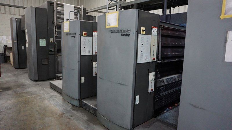 2002 Heidelberg Sunday 2000 (4) Unit (1) Web Press 22.75