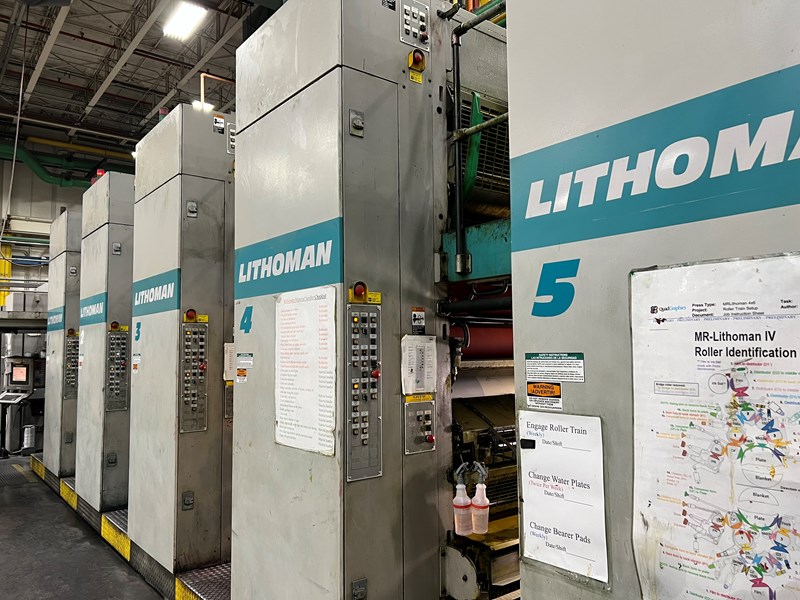 2001 MANROLAND LITHOMAN IV Web Offset Press System | pressXchange