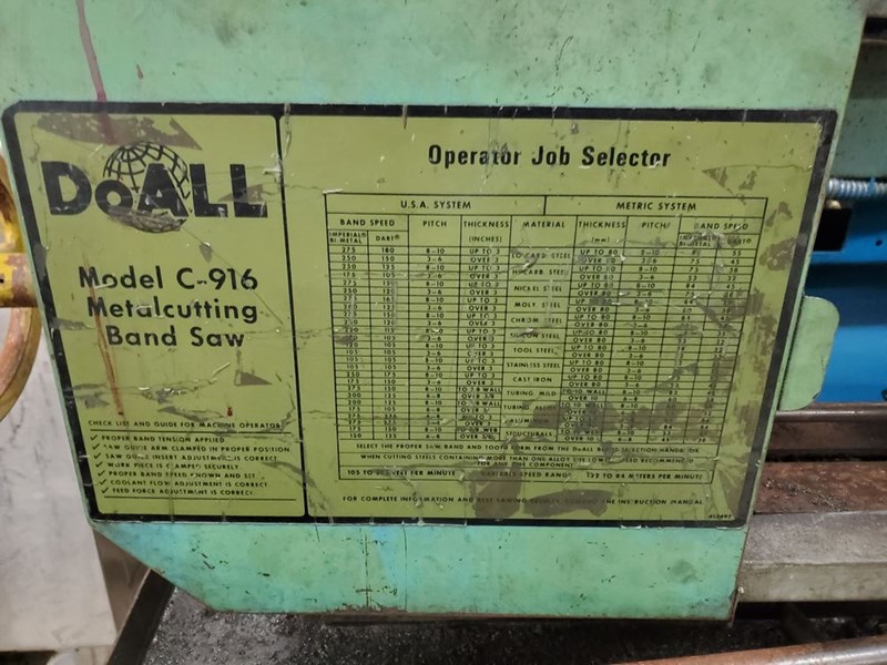 DoAll Model C916 9