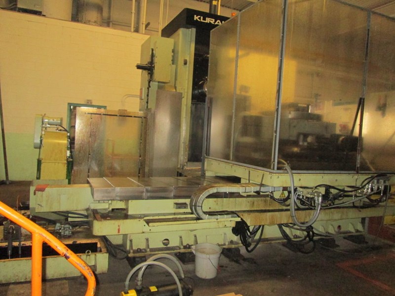 Kuraki H13-20R 25Hp 3K Rpm 5-Axis CNC Horiz Mill W/Fanuc 11M Cntrl