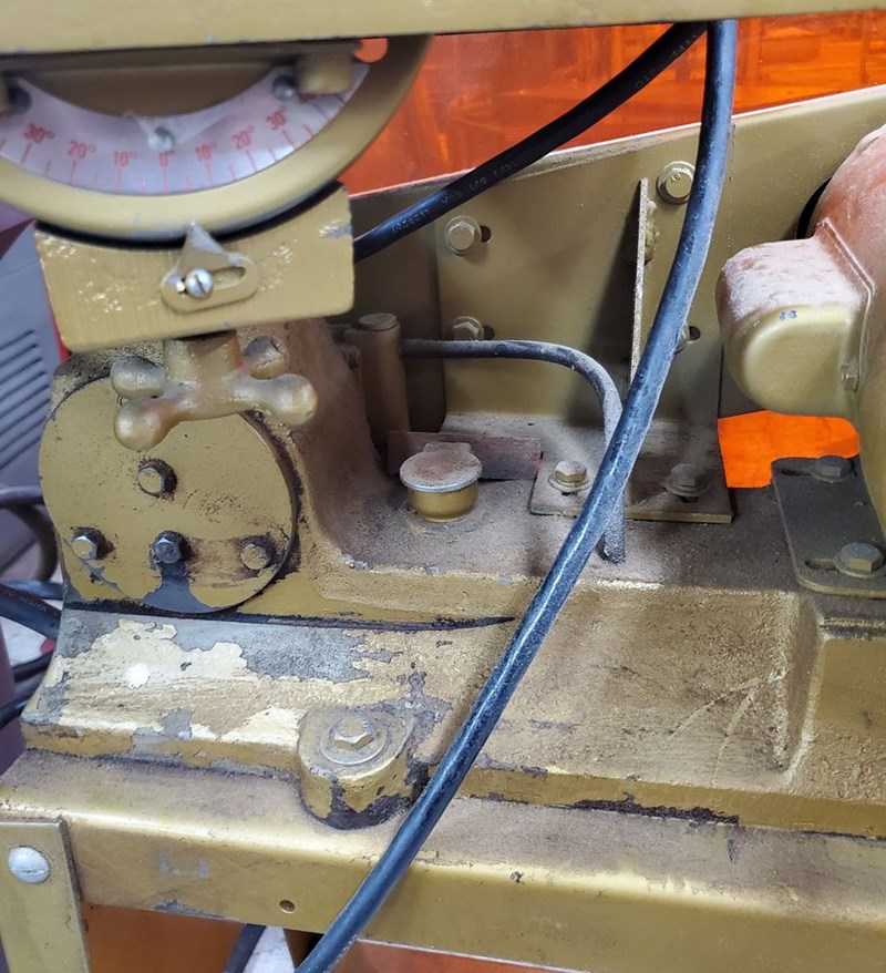 Powermatic Scroll Saw Model 95 Serial 9595047 (1976) with Baldor motor and Telemecanique sensor