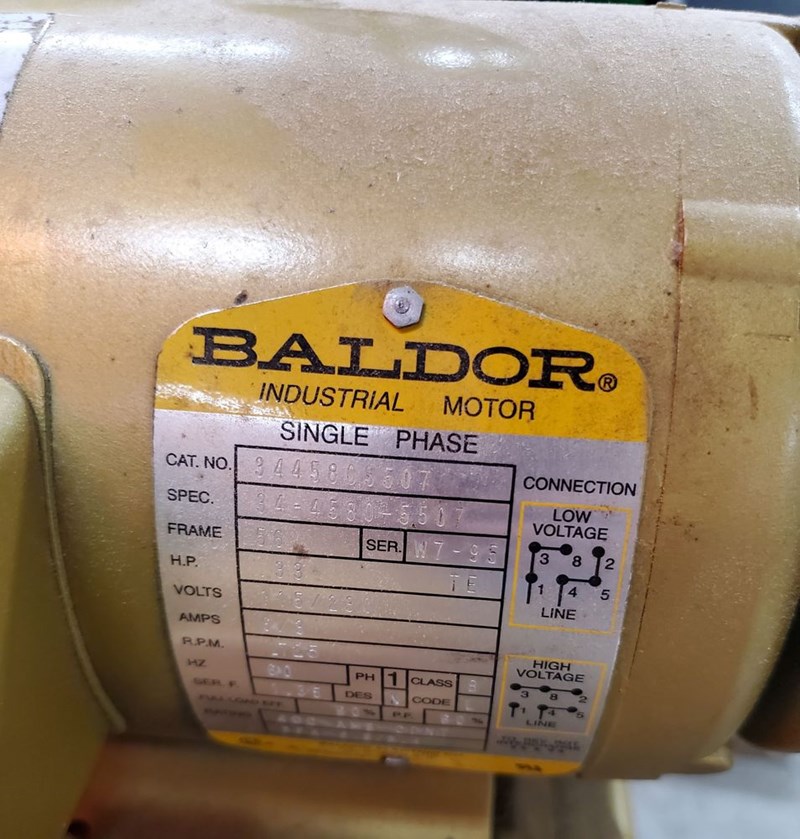 Powermatic Scroll Saw Model 95 Serial 9595047 (1976) with Baldor motor and Telemecanique sensor