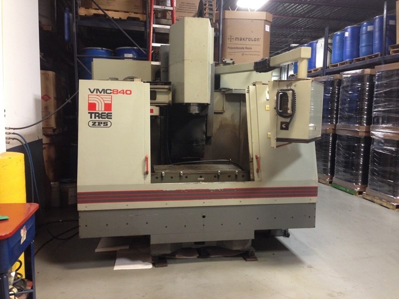 Tree VMC800 3-Axis CNC Machining Center 23v New Spindle, Good