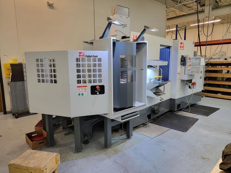 Haas Ec 400 Pallet Pool 4 Axis Cnc Horizontal Machining Center With 6 Station Pallet Pool 6511