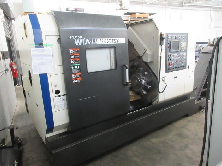 Hyundai Wia LM1800TTSY CNC Multi-Axis Turning Center with Main and Sub ...