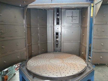 1,500 mm Diameter Table, Twin Wheel Shot Blast Machine SPENCER ...
