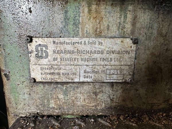 Kearns Richards SJ100 Horizontal Boring Machine | pressXchange