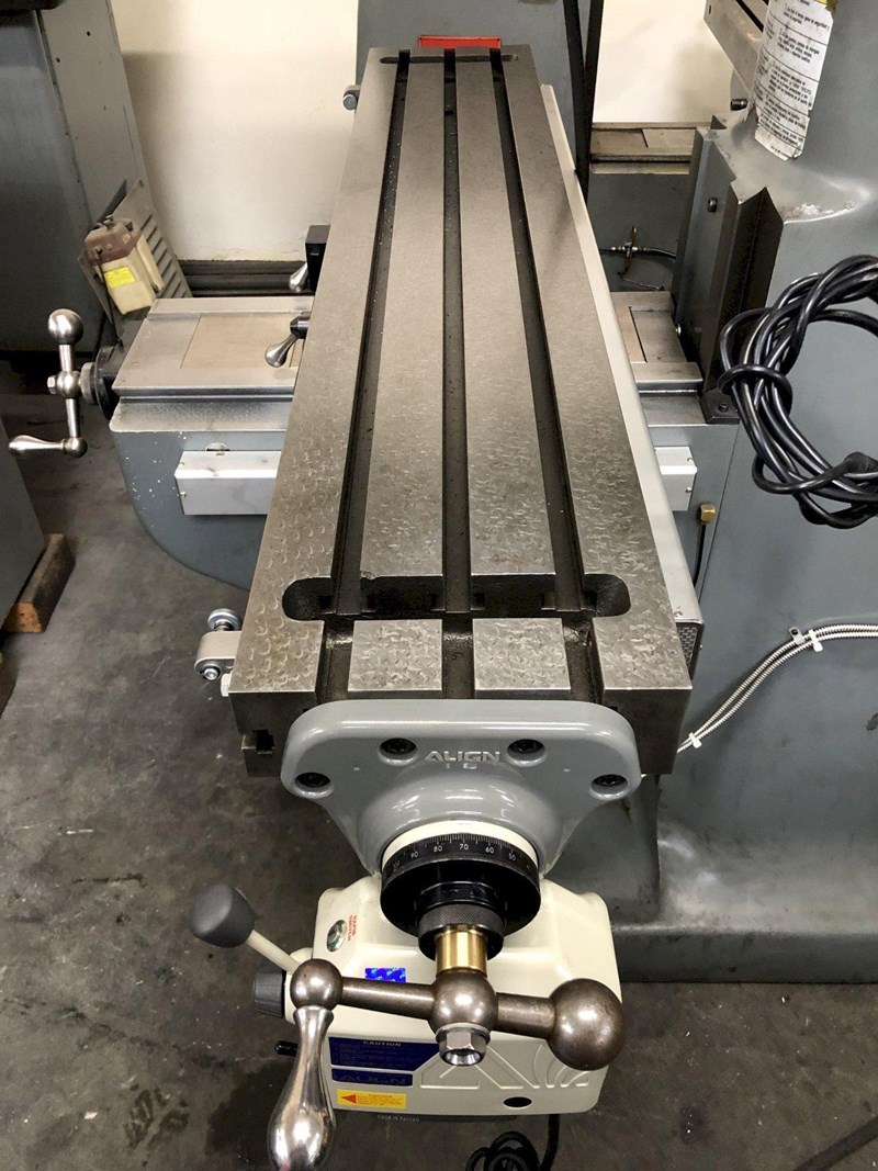Bridgeport Series I Vertical Mill with Rebuilt Head, 2Axis DRO, New X