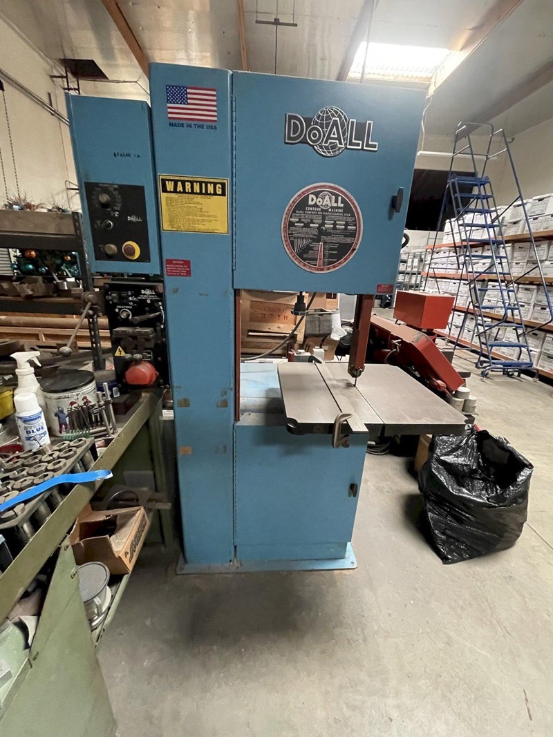 Doall vertical deals band saw