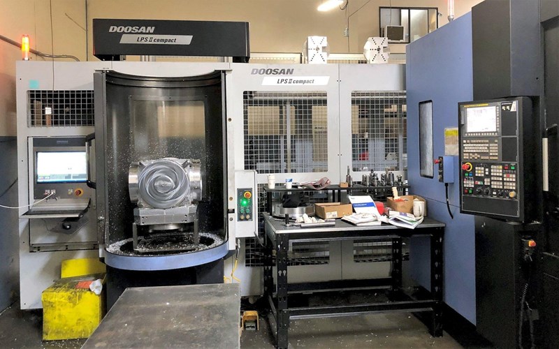 Doosan HP-5100II HMC 2015 With 10 Pallet Linear Pallet System, Fanuc ...