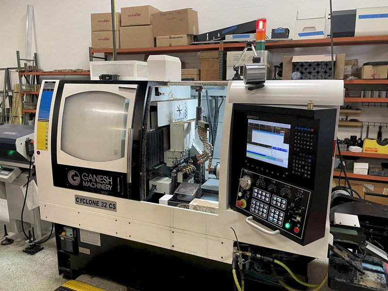 Ganesh Cyclone 32CS CNC Swiss Lathe 2017 with: Edge Technologies