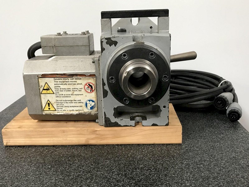 Haas HA5C Programmable Rotary Table, Brushless Drive Motor, Hand Lever ...