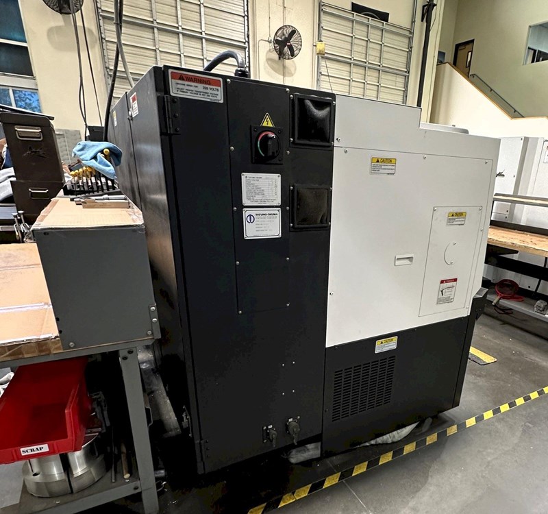 Okuma Genos L250E-EX 500 Horizontal CNC Lathe 2017 equipped with 8