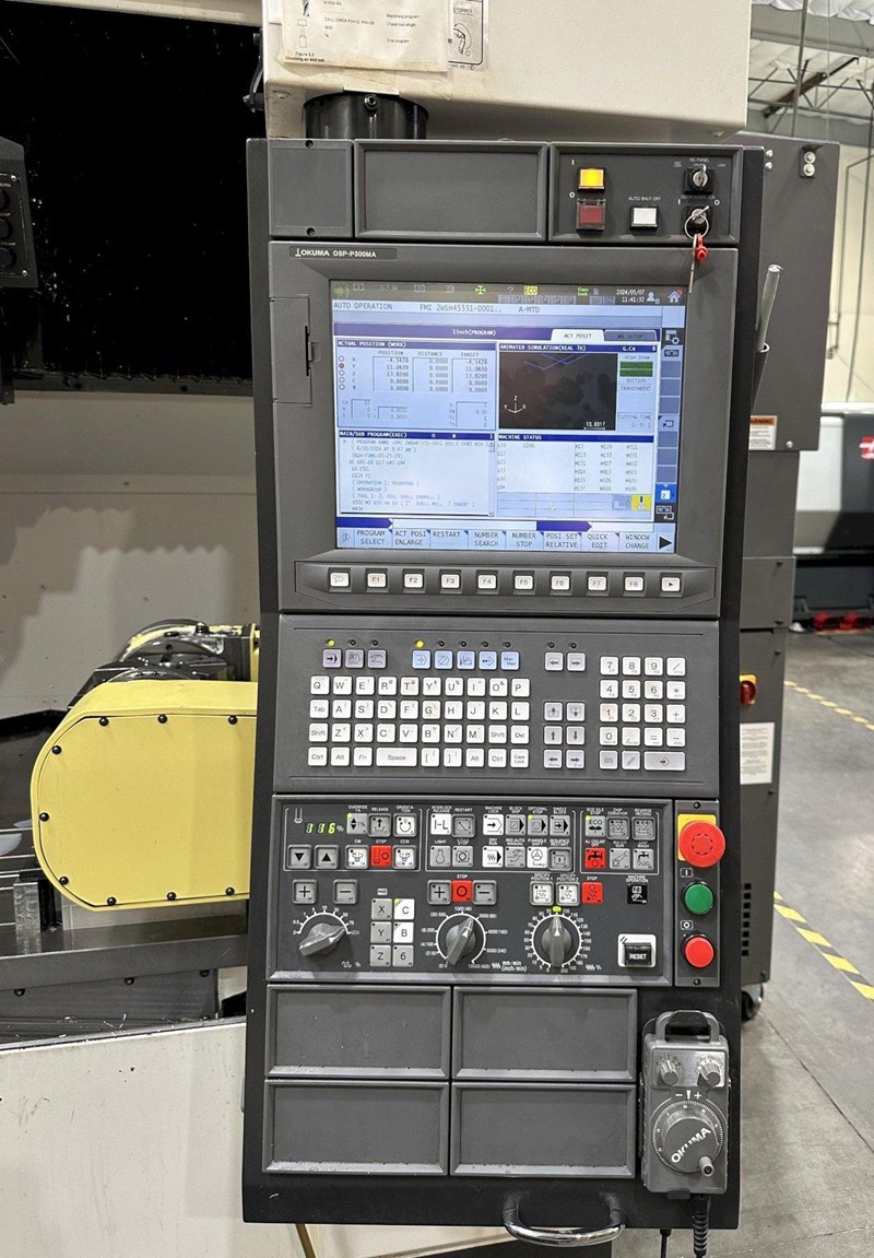 Okuma Genos M560-V Vertical Machining Center 2017 Nikken 8
