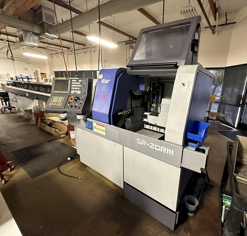 Star SR-20RIII CNC Swiss Type Automatic Lathe, 2009 Fanuc Series