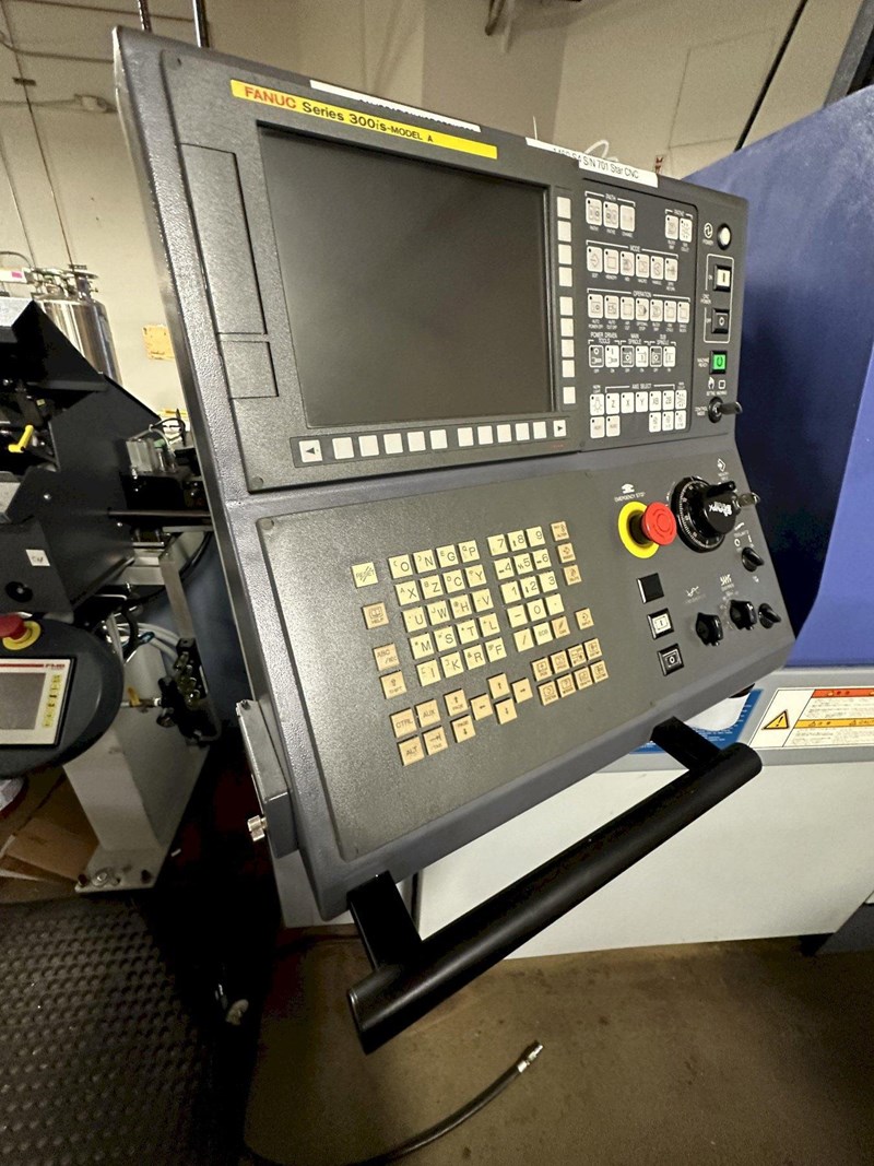 Star SR-20RIII CNC Swiss Type Automatic Lathe, 2009 Fanuc Series