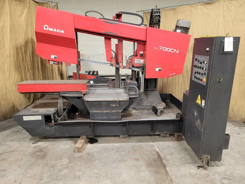 27” X 15” Amada HK-700 CNC Semi-Automatic Horizontal Band Saw with ...