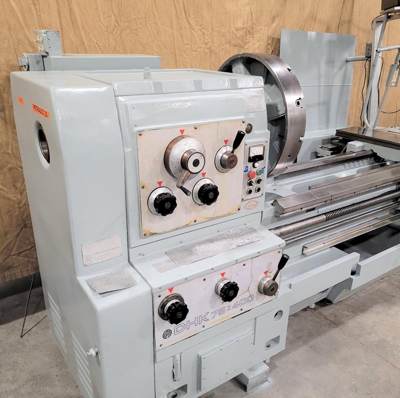29.5” x 157” Dainichi Model DHK 75-400 Heavy Duty Gap Type Lathe 
