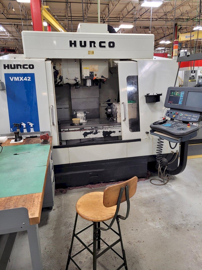 Hurco VMX42 Vertical Machining Center W/4th Axis Rotary