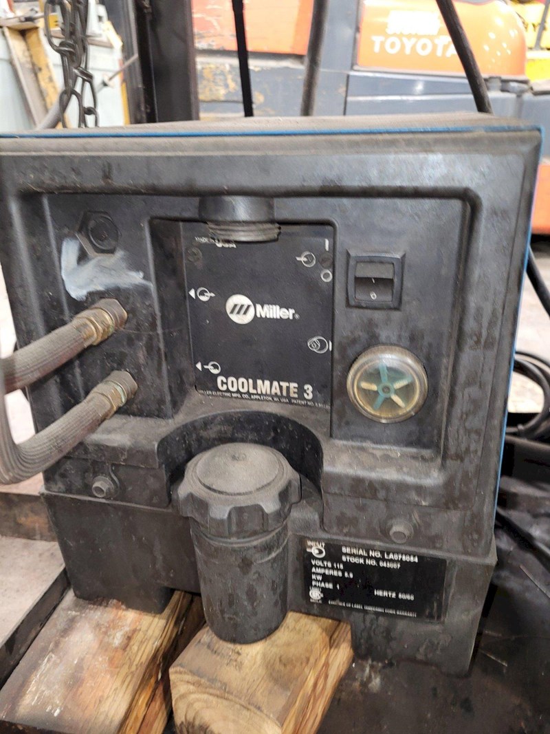 Miller 456 Invision Miller Invision 456 Mig Welder W/ Wire Feed, Chiller & Portable Cart ...