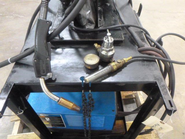 Miller 456 Invision Miller Invision 456 Mig Welder W/ Wire Feed, Chiller & Portable Cart ...