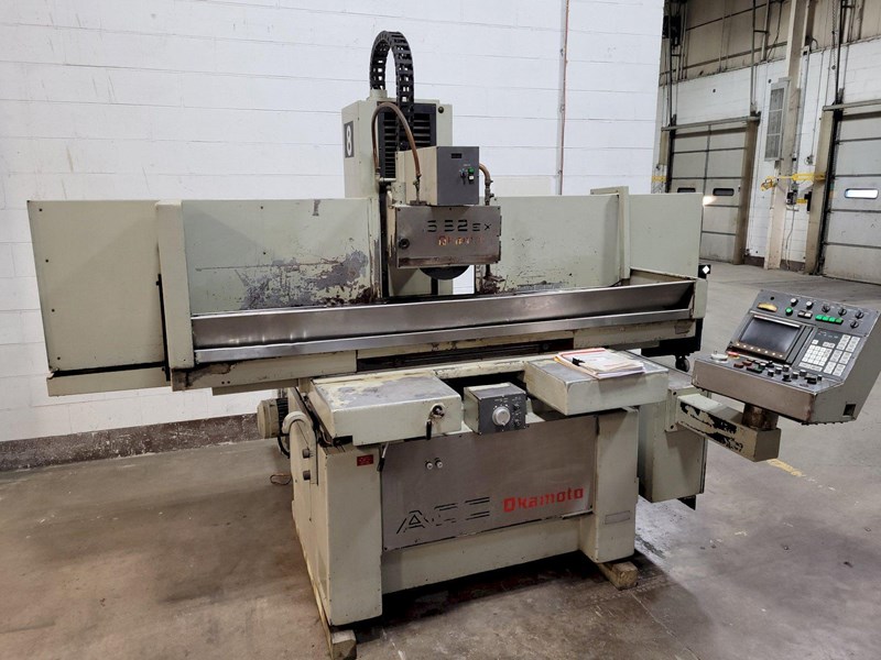 16” x 32” Okamoto Model ACC-1632EX Fully Automatic 3-Axis CNC